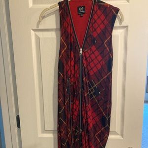 Alexander McQueen McQ Tartan Plaid Dress XS
